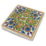 Hermia TAB218511644 Felpudo de Cristal 100% Piedra Natural para el Hogar, Juego de 4 Piezas